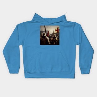 Knights Templar in The Holy Land Kids Hoodie